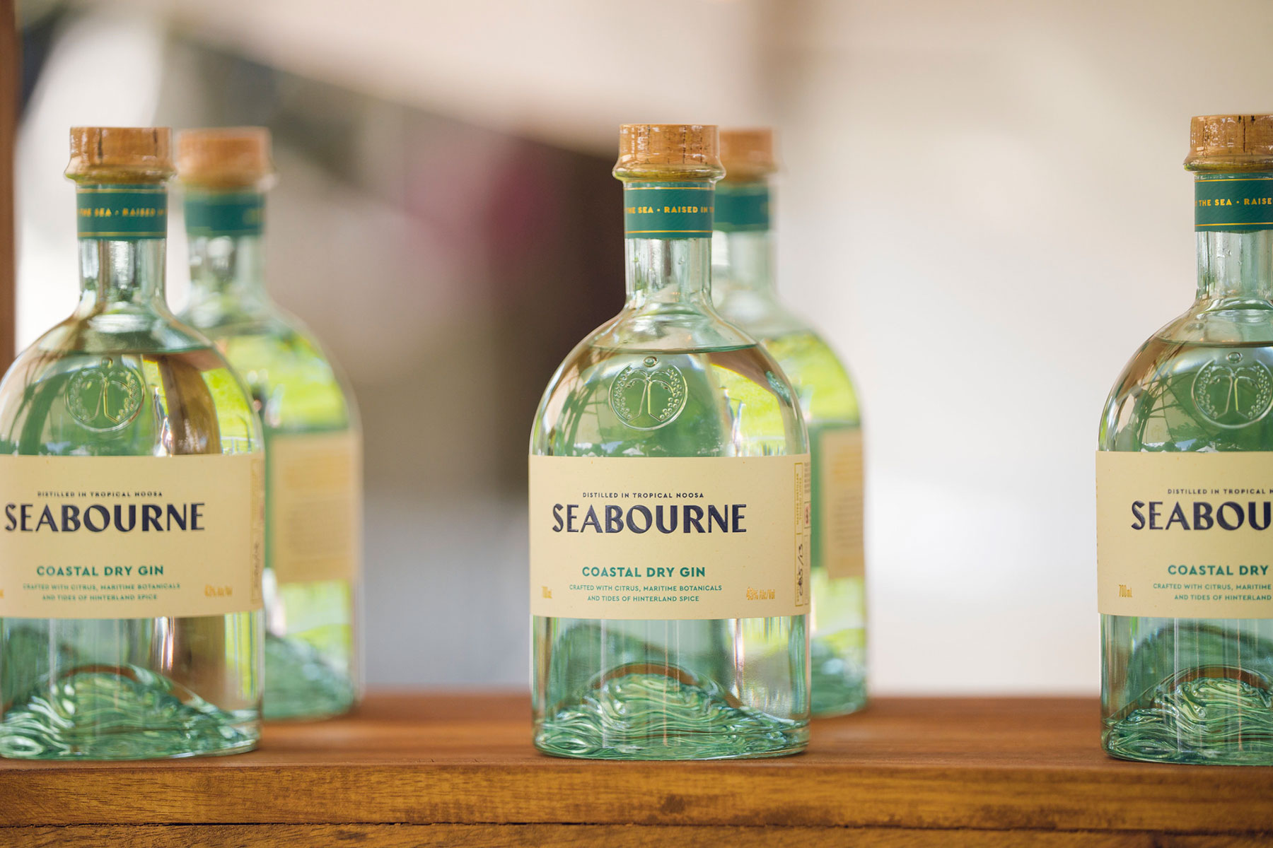 Bottles of Seabourne Gin